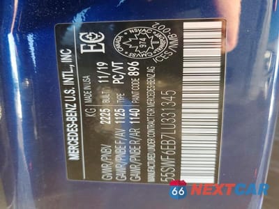 Zdjęcie 12 z 12 samochodu: 2020 MERCEDES-BENZ C 43 AMG VIN:55SWF6EB7LU331345 - miniatura