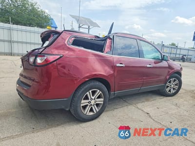 Trzecie zdjęcie samochodu z tyłu: 2017 CHEVROLET TRAVERSE LT VIN:1GNKRGKD6HJ291799 - miniatura