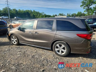 Drugie zdjęcie samochodu z przodu: 2019 HONDA ODYSSEY EX VIN:5FNRL6H59KB091761 - miniatura