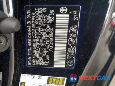 Zdjęcie 12 z 12 samochodu: 2016 SCION TC BASE VIN:JTKJF5C78GJ014539 - miniatura