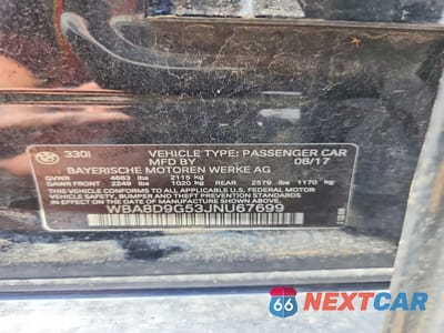 Zdjęcie 12 z 12 samochodu: 2018 BMW 330 XI VIN:WBA8D9G53JNU67699 - miniatura
