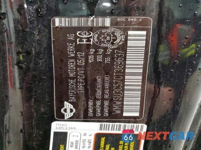 Zdjęcie 13 z 13 samochodu: 2012 MINI COOPER VIN:WMWSU3C57CT369637 - miniatura