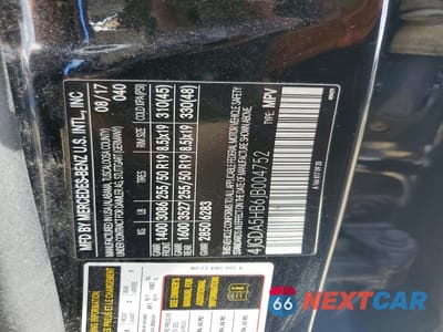 Zdjęcie 13 z 13 samochodu: 2018 MERCEDES-BENZ GLE 350 4MATIC VIN:4JGDA5HB6JB004752 - miniatura