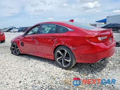 Drugie zdjęcie samochodu z przodu: 2019 HONDA ACCORD SPORT VIN:1HGCV1F30KA001640 - miniatura