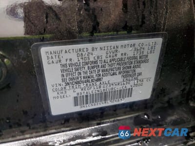 Zdjęcie 12 z 12 samochodu: 2024 NISSAN VERSA S VIN:3N1CN8DV4RL924897 - miniatura