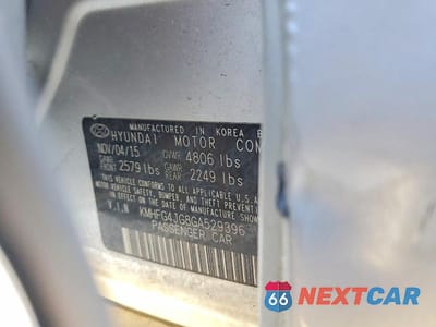 Zdjęcie 12 z 12 samochodu: 2016 HYUNDAI AZERA BASE VIN:KMHFG4JG8GA529396 - miniatura