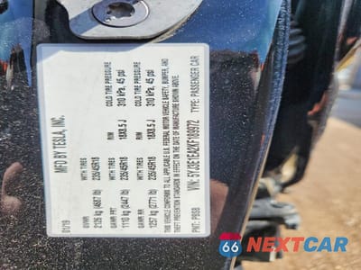 Zdjęcie 13 z 13 samochodu: 2019 TESLA MODEL 3 VIN:5YJ3E1EA2KF189972 - miniatura