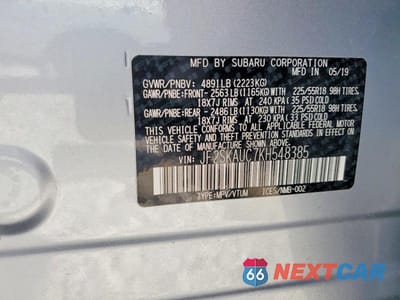 Zdjęcie 13 z 13 samochodu: 2019 SUBARU FORESTER LIMITED VIN:JF2SKAUC7KH548385 - miniatura