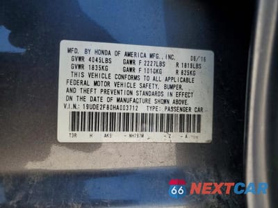 Zdjęcie 13 z 13 samochodu: 2017 ACURA ILX PREMIUM VIN:19UDE2F80HA003712 - miniatura