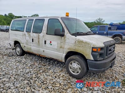 Czwarte zdjęcie samochodu z boku: 2010 FORD ECONOLINE E150 WAGON VIN:1FMNE1BW1ADA12095 - miniatura