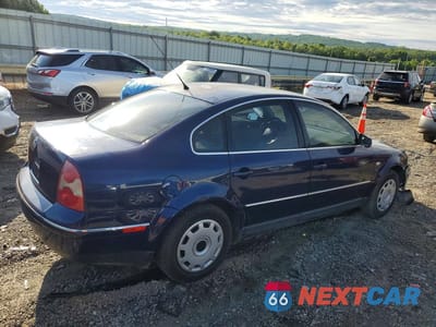 Trzecie zdjęcie samochodu z tyłu: 2002 VOLKSWAGEN PASSAT GLS VIN:WVWPD63B92P435158 - miniatura