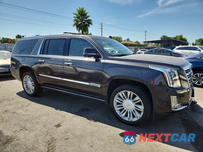 Czwarte zdjęcie samochodu z boku: 2017 CADILLAC ESCALADE ESV PLATINUM VIN:1GYS4KKJ8HR144203 - miniatura