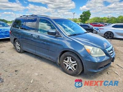 Czwarte zdjęcie samochodu z boku: 2006 HONDA ODYSSEY EXL VIN:5FNRL38736B447840 - miniatura