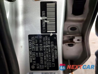 Zdjęcie 13 z 13 samochodu: 2013 KIA RIO LX VIN:KNADM4A37D6278979 - miniatura