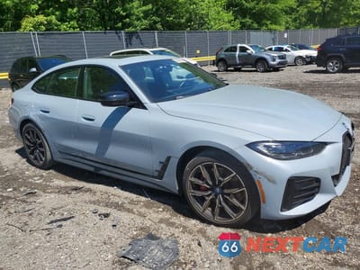 Czwarte zdjęcie samochodu z boku: 2024 BMW I4 XDRIVE 40 VIN:WBY83FB08RFT23652 - miniatura