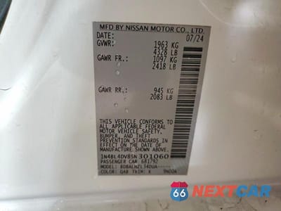 Zdjęcie 12 z 12 samochodu: 2025 NISSAN ALTIMA VIN:1N4BL4DV8SN301060 - miniatura