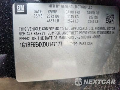 Zdjęcie 12 z 12 samochodu: 2013 CHEVROLET VOLT VIN:1G1RF6E4XDU147177 - miniatura