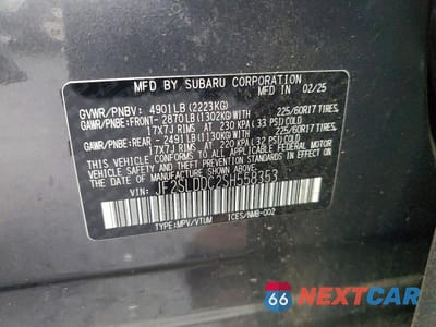 Zdjęcie 12 z 12 samochodu: 2025 SUBARU FORESTER PREMIUM VIN:JF2SLDDC2SH558353 - miniatura