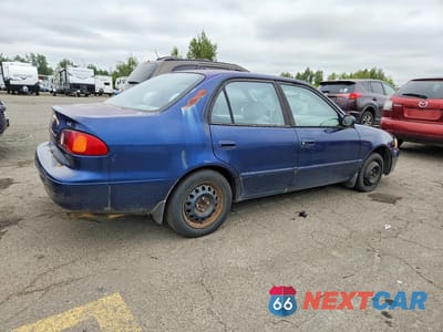Trzecie zdjęcie samochodu z tyłu: 2002 TOYOTA COROLLA LE VIN:1NXBR12E72Z644857 - miniatura