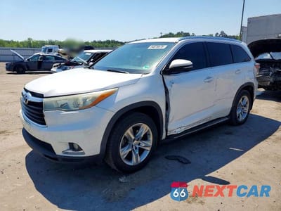2015 TOYOTA HIGHLANDER LIMITED 5TDDKRFH0FS220340 - główne zdjęcie licytacji z USA - miniatura