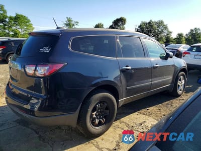 Trzecie zdjęcie samochodu z tyłu: 2016 CHEVROLET TRAVERSE LS VIN:1GNKVFKD9GJ131047 - miniatura