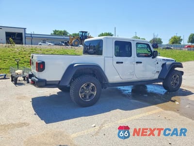 Trzecie zdjęcie samochodu z tyłu: 2023 JEEP GLADIATOR RUBICON VIN:1C6JJTBG3PL546515 - miniatura