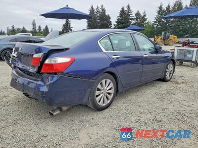 Trzecie zdjęcie samochodu z tyłu: 2013 HONDA ACCORD EXL VIN:1HGCR2F81DA132486 - miniatura