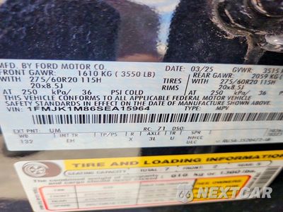 Zdjęcie 13 z 13 samochodu: 2025 FORD EXPEDITION MAX PLATINUM VIN:1FMJK1M86SEA15964 - miniatura