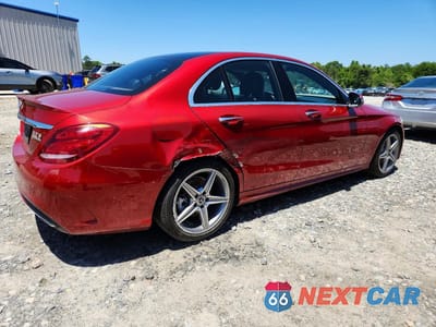 Trzecie zdjęcie samochodu z tyłu: 2017 MERCEDES-BENZ C 300 VIN:55SWF4JB1HU229346 - miniatura