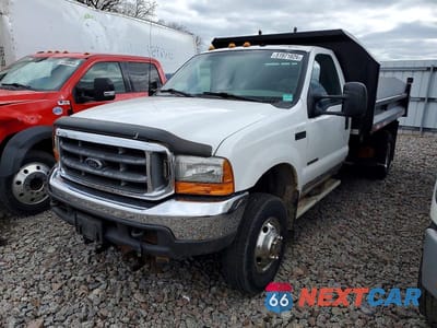 Drugie zdjęcie samochodu z przodu: 1999 FORD F350 SUPER DUTY DUMP TRUCK VIN:1FDWF37FXXEC62430 - miniatura