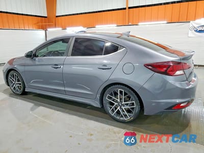 Drugie zdjęcie samochodu z przodu: 2019 HYUNDAI ELANTRA SPORT VIN:KMHD04LB7KU865898 - miniatura