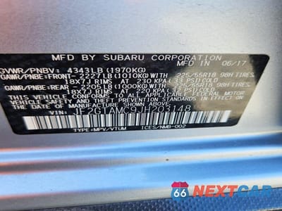 Zdjęcie 13 z 13 samochodu: 2018 SUBARU CROSSTREK LIMITED VIN:JF2GTAMC9JH203148 - miniatura