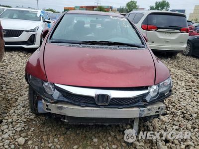 Piąte zdjęcie samochodu w środku: 2010 HONDA CIVIC LX VIN:2HGFA1F52AH561833 - miniatura