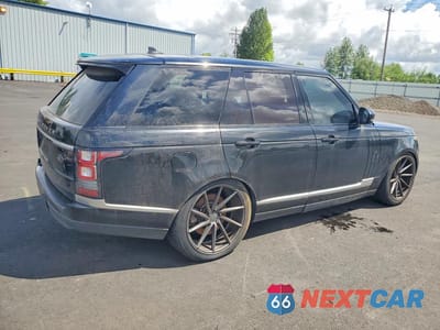 Trzecie zdjęcie samochodu z tyłu: 2016 LAND ROVER RANGE ROVER HSE VIN:SALGS2PF2GA312655 - miniatura