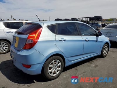 Trzecie zdjęcie samochodu z tyłu: 2012 HYUNDAI ACCENT GS VIN:KMHCT5AE1CU003929 - miniatura