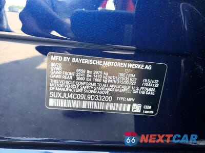 Zdjęcie 13 z 13 samochodu: 2020 BMW X5 M50I VIN:5UXJU4C09L9D33200 - miniatura