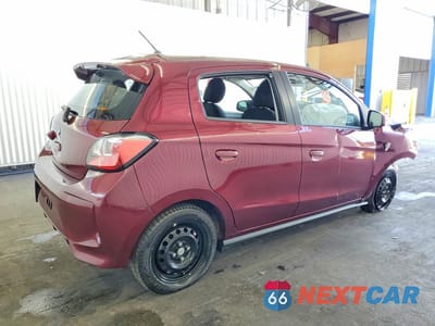 Trzecie zdjęcie samochodu z tyłu: 2024 MITSUBISHI MIRAGE ES VIN:ML32AUHJ1RH036033 - miniatura