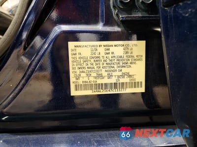 Zdjęcie 13 z 13 samochodu: 2007 NISSAN ALTIMA 2.5 VIN:1N4AL21E47C133277 - miniatura