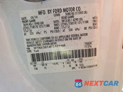 Zdjęcie 13 z 13 samochodu: 2015 FORD F350 SUPER DUTY VIN:1FT8X3BT4FEA21145 - miniatura