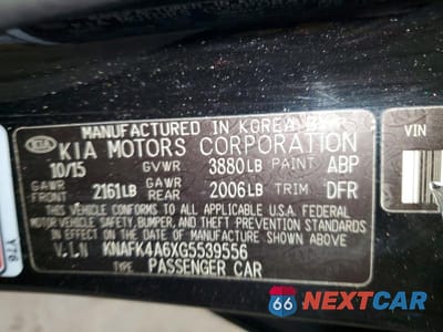 Zdjęcie 12 z 12 samochodu: 2016 KIA FORTE LX VIN:KNAFK4A6XG5539556 - miniatura