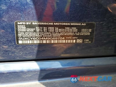 Zdjęcie 13 z 13 samochodu: 2021 BMW X6 XDRIVE40I VIN:5UXCY6C04M9G69704 - miniatura