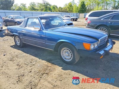 Czwarte zdjęcie samochodu z boku: 1983 MERCEDES-BENZ 380 SL VIN:WDBBA45A3DB026941 - miniatura