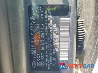 Zdjęcie 12 z 12 samochodu: 2025 HYUNDAI ELANTRA SEL SPORT VIN:KMHLM4DG4SU949395 - miniatura