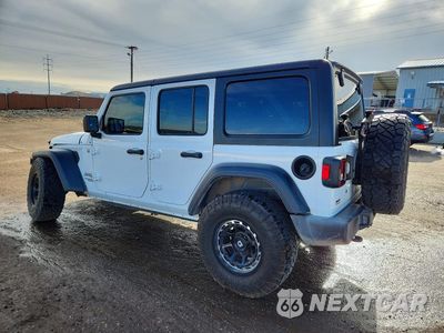 Drugie zdjęcie samochodu z przodu: 2018 JEEP WRANGLER UNLIMITED SPORT VIN:1C4HJXDN7JW300146 - miniatura