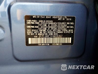 Zdjęcie 13 z 13 samochodu: 2015 SUBARU FORESTER 2.5I LIMITED VIN:JF2SJARC1FH408267 - miniatura