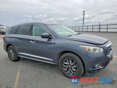 Czwarte zdjęcie samochodu z boku: 2013 INFINITI JX35 BASE VIN:5N1AL0MMXDC328969 - miniatura