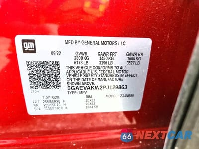 Zdjęcie 14 z 14 samochodu: 2023 BUICK ENCLAVE VIN:5GAEVAKW2PJ129863 - miniatura