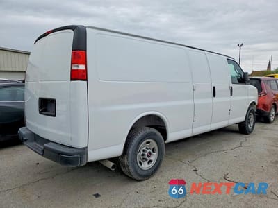 Trzecie zdjęcie samochodu z tyłu: 2023 GMC SAVANA G25 - DELIVERY VAN VIN:1GTW7BFP4P1134570 - miniatura