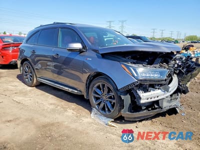 Czwarte zdjęcie samochodu z boku: 2020 ACURA MDX A-SPEC VIN:5J8YD4H00LL024161 - miniatura