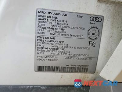 Zdjęcie 13 z 13 samochodu: 2019 AUDI Q5 PREMIUM PLUS VIN:WA1BNAFY0K2068197 - miniatura